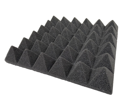 Flame Retardant Polyurethane Pyramid Shape Acoustic Foam Panels 阻燃PU金字塔吸音板